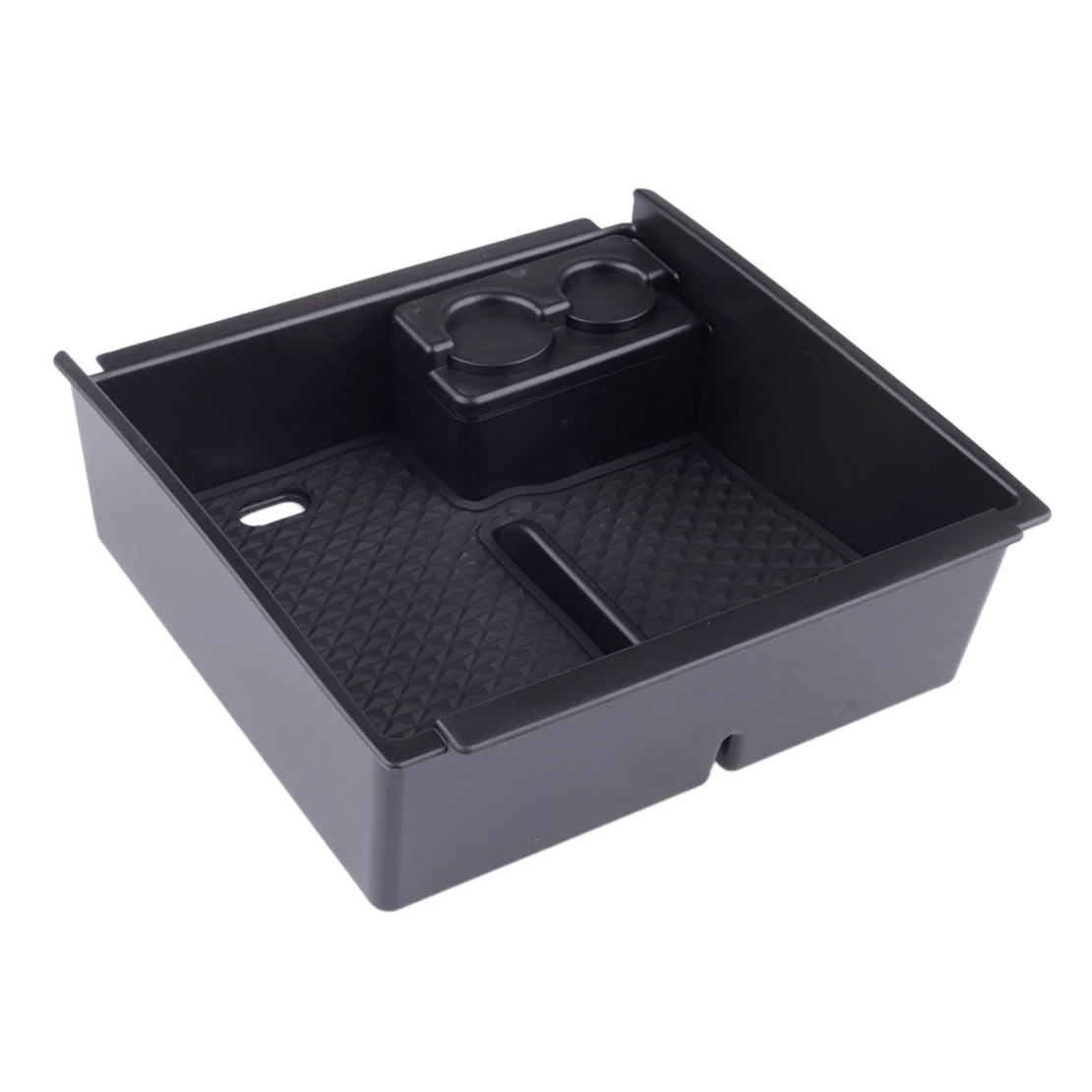 Caja de almacenamiento con reposabrazos para consola central, paleta de orden apta para Isuzu d-max MU-X 2012 2013 2014 2015 2016 2017 2018 2019 2020 negro