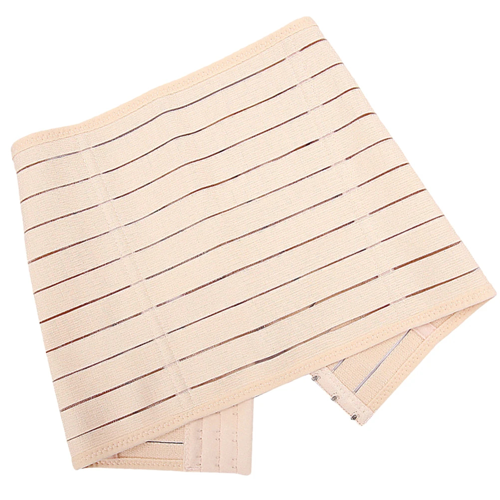 

Postpartum Belly Band Abdominal Binder Breathable Stomach Girdle for Women L Size Beige 40-50kg Sport Use Safe