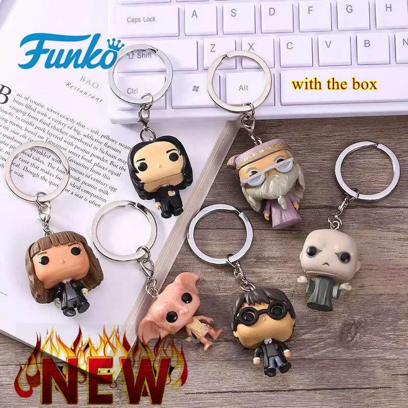 Llavero Funko Pocket Pop, Mundo Mágico de Potter, Snape, Luna, Hedwig, Fawkes, Dementor, Hogwarts, Caja Original, Llavero de Vinilo, Regalos
