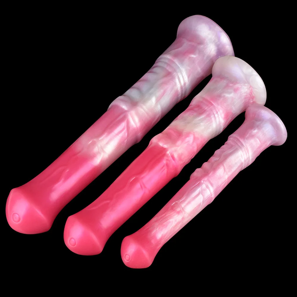 Huge Dildo Toys Realistic Horse Penis 3 Size Dildos Adult Masturbator Vaginal Stimulation Anal Plug Sex Toys For Women Men