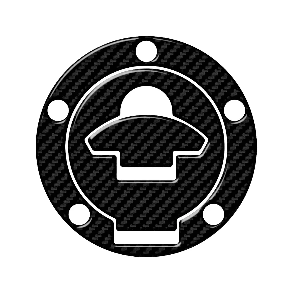 Transparent Motorcycle Fuel Cap Protection Sticker for Ducati Models Up To 2008 (5 Holes)