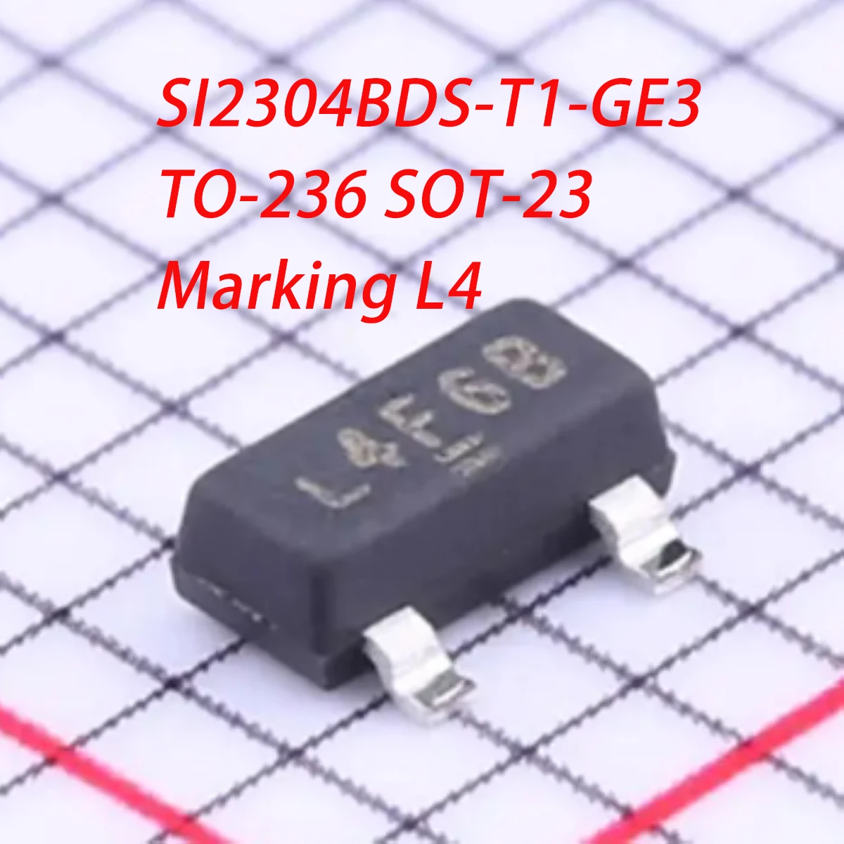 

50PCS SI2304BDS Marking L4 NEW Original Field Effect Tube L4 750mW 30V 3.2A 1 N-channel TO236 SOT23-3 SI2304BDS-T1-GE3 MOSFET L4