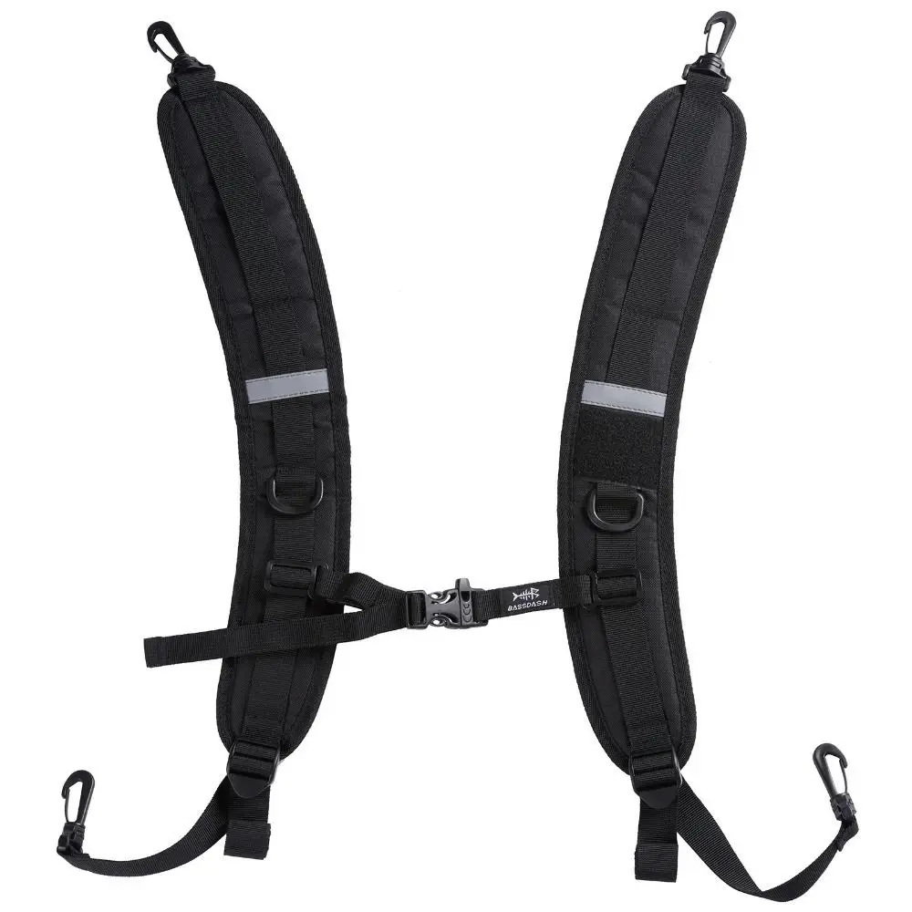 New Black Backpack Straps Oxford Cloth Shock Absorption Replacement Strap Useful Adjustable Strap Climbing Hiking