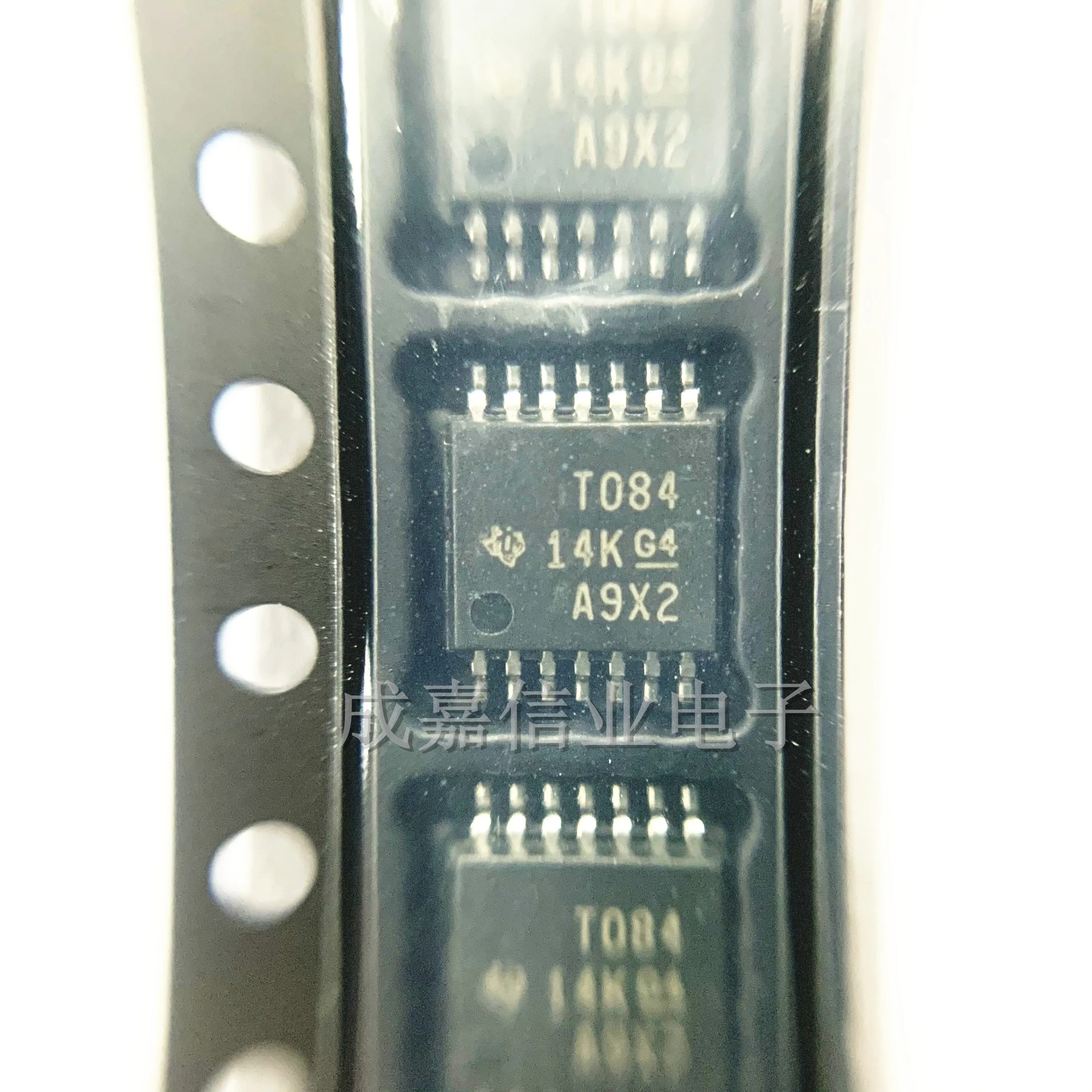 10pcs/Lot TL084CPWR TSSOP-14 MARKING;T084 General Operational Amplifiers Operating Temperature - 40 C -+125 C