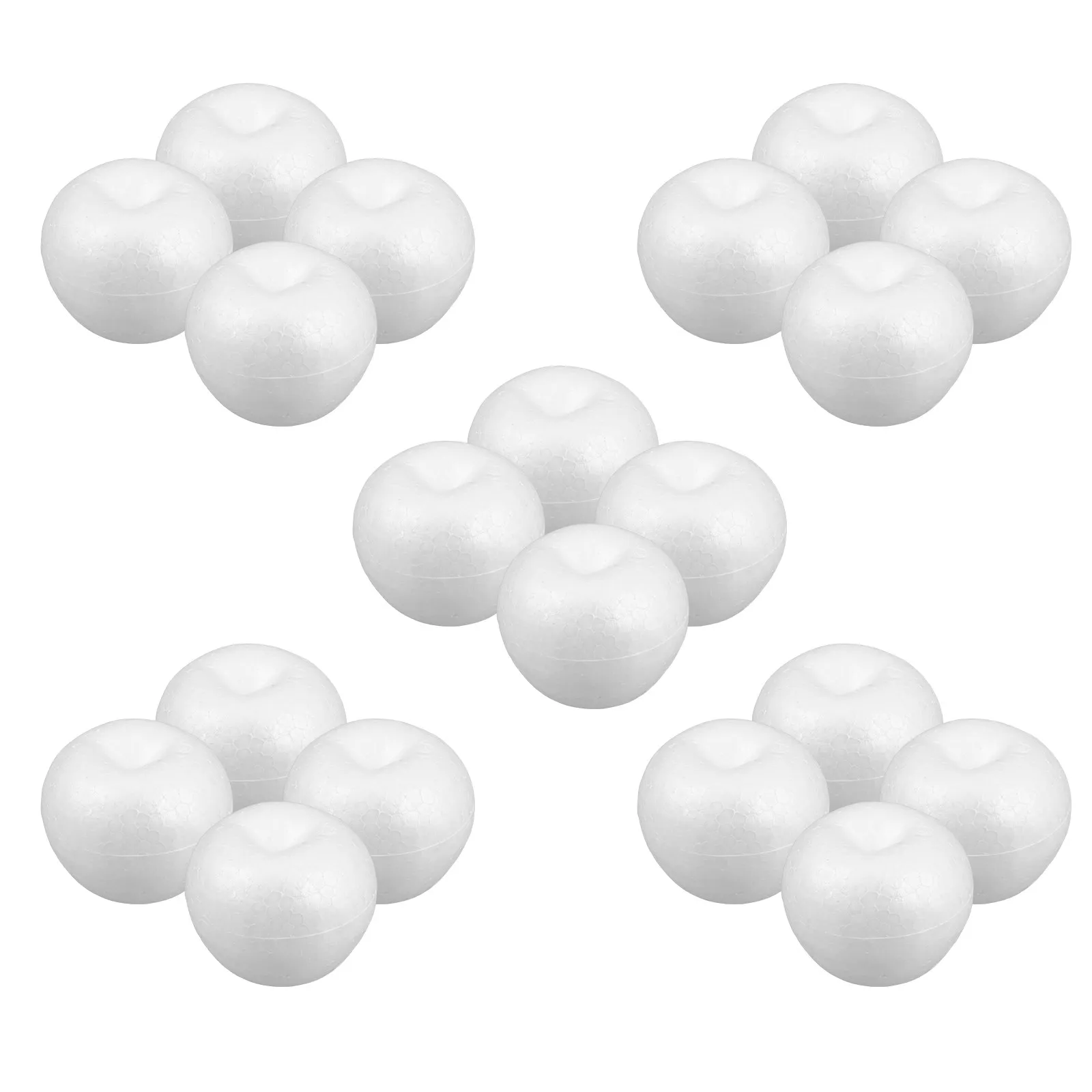20Pcs Foam Craft Foam Polystyrene Blank Models for DIY Kids Art Painting Holiday Family Fun Faux Fruit Display