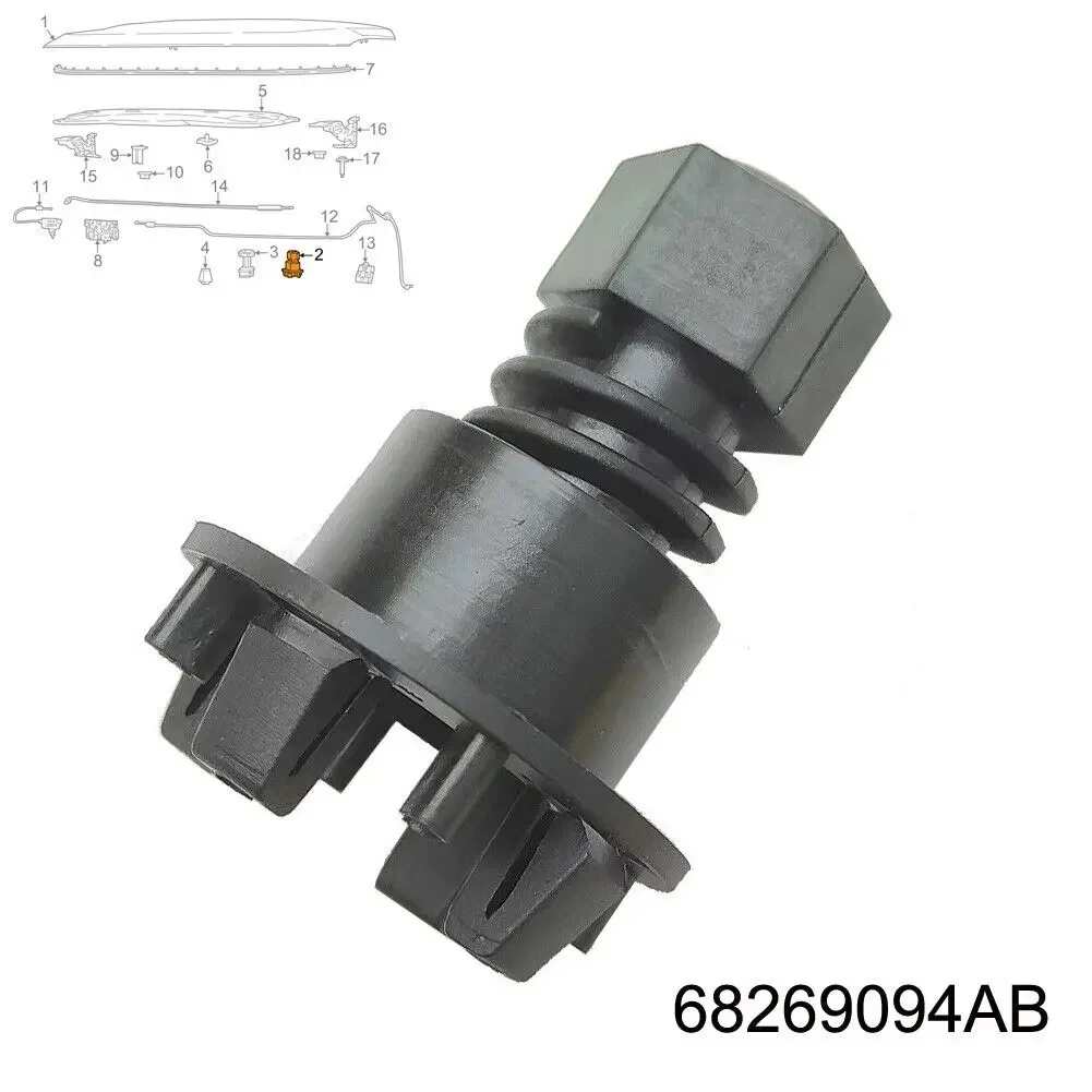 Бампер для Jeep compass 2017-2021,68269094AB