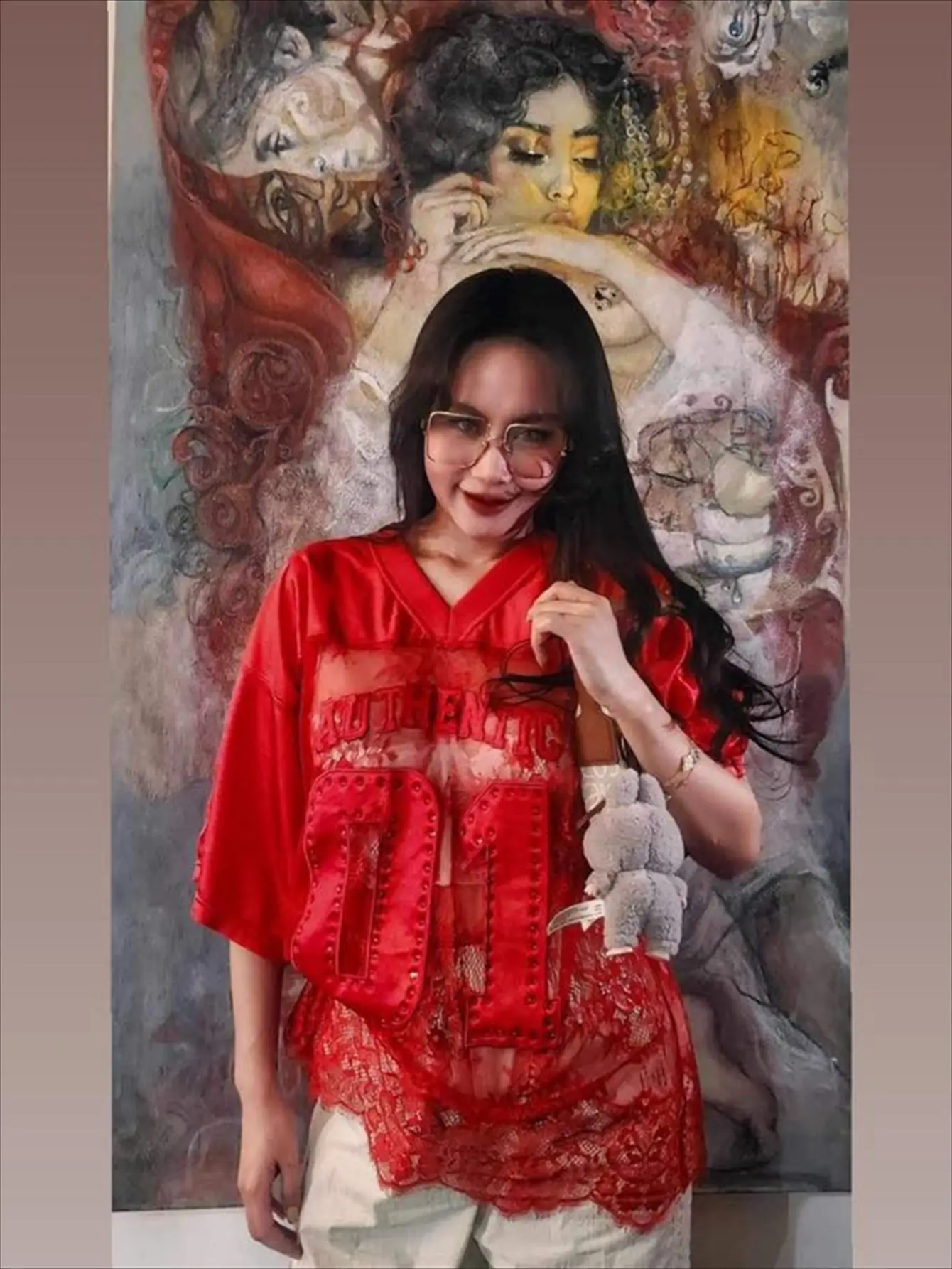 Sexy Graphic Tops Lace Rhinestone T Shirts Fashion Sweatshirts Streetswear 2025 Summer Clothes Women Y2K Letter Tops Tees