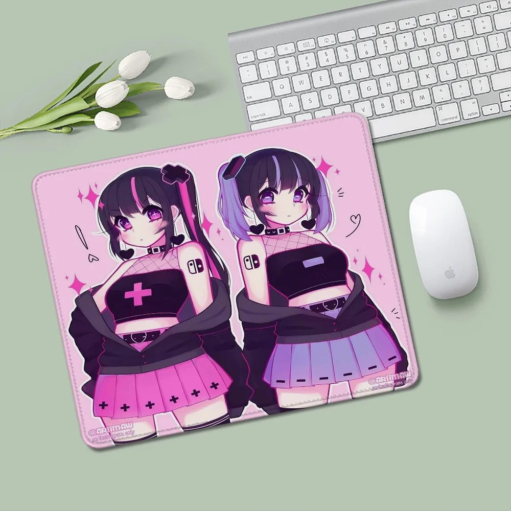 Cute Mouse Pad Small Geoxor Moneko Desk Accessories Office Rug Mousepad Gamer Gaming Mats Offices Mat Anime Gadgets Computer