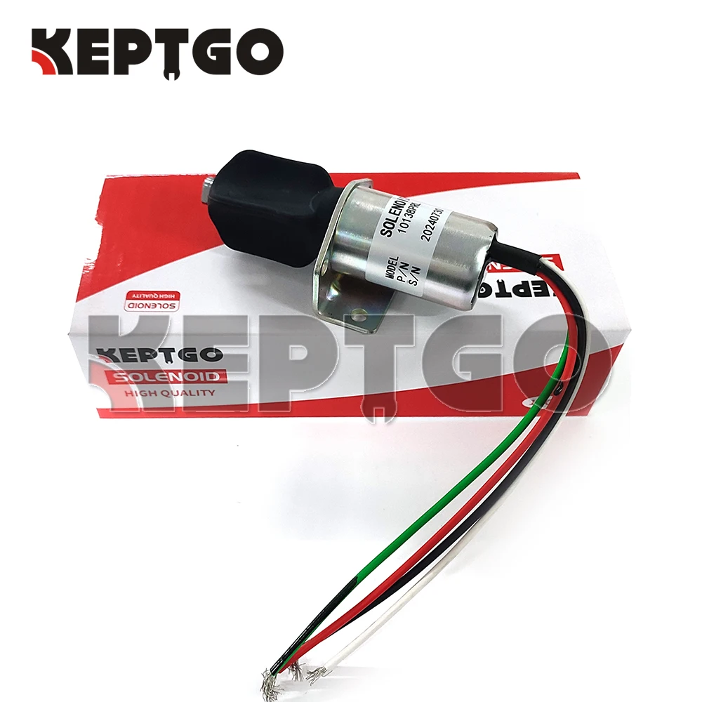 10138PRL 4-Wire Fuel Shutoff Solenoid 10138PRL 1502-12C 12V For Corsa Electric Captain's Call Systems