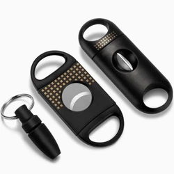 Cigar Cutter Cigar Set Pocket V-Cut Sharp Cigar Scissors Guillotine Portable Travel Cigar Cutting Round Punch Cigar Accessories