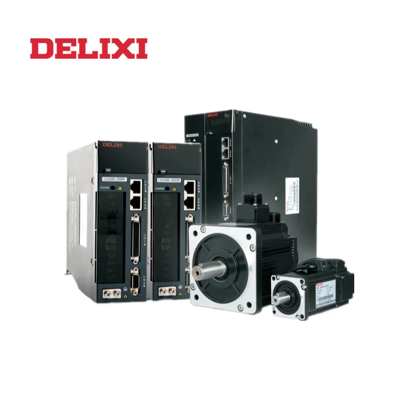 Inverter Servo Motor Drive 220V Single Phase 6.0A With 750w Servo Motor CNC