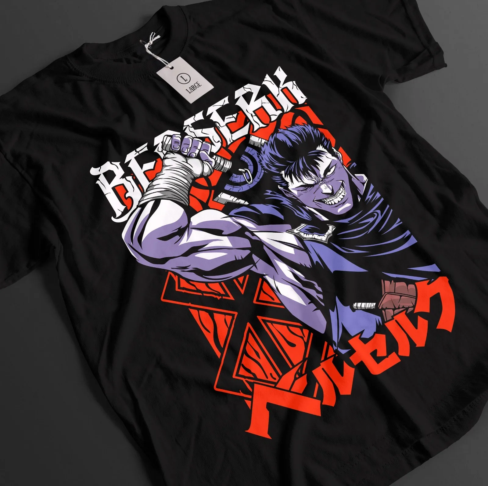 Berserk Shirt Guts Tshirt Casca T-Shirt Griffith Top Warrior Anime Unisex Tee