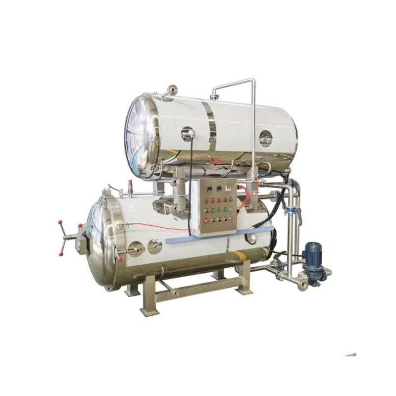 Olla de esterilización de carne para almuerzo enlatada, olla de esterilización de alta temperatura para dumplings de carne de arroz glutinoso, gachas de desayuno