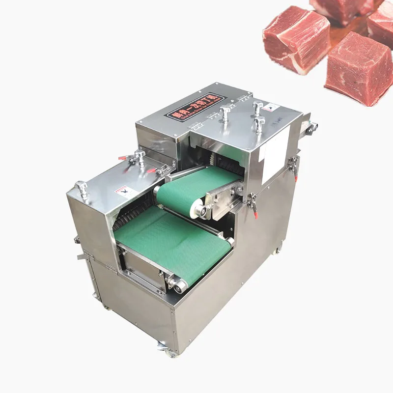 Multifunctional Diced Chicken Cube Cutting Machine/meat Slicer/ Automatic Beef Cube Dicer