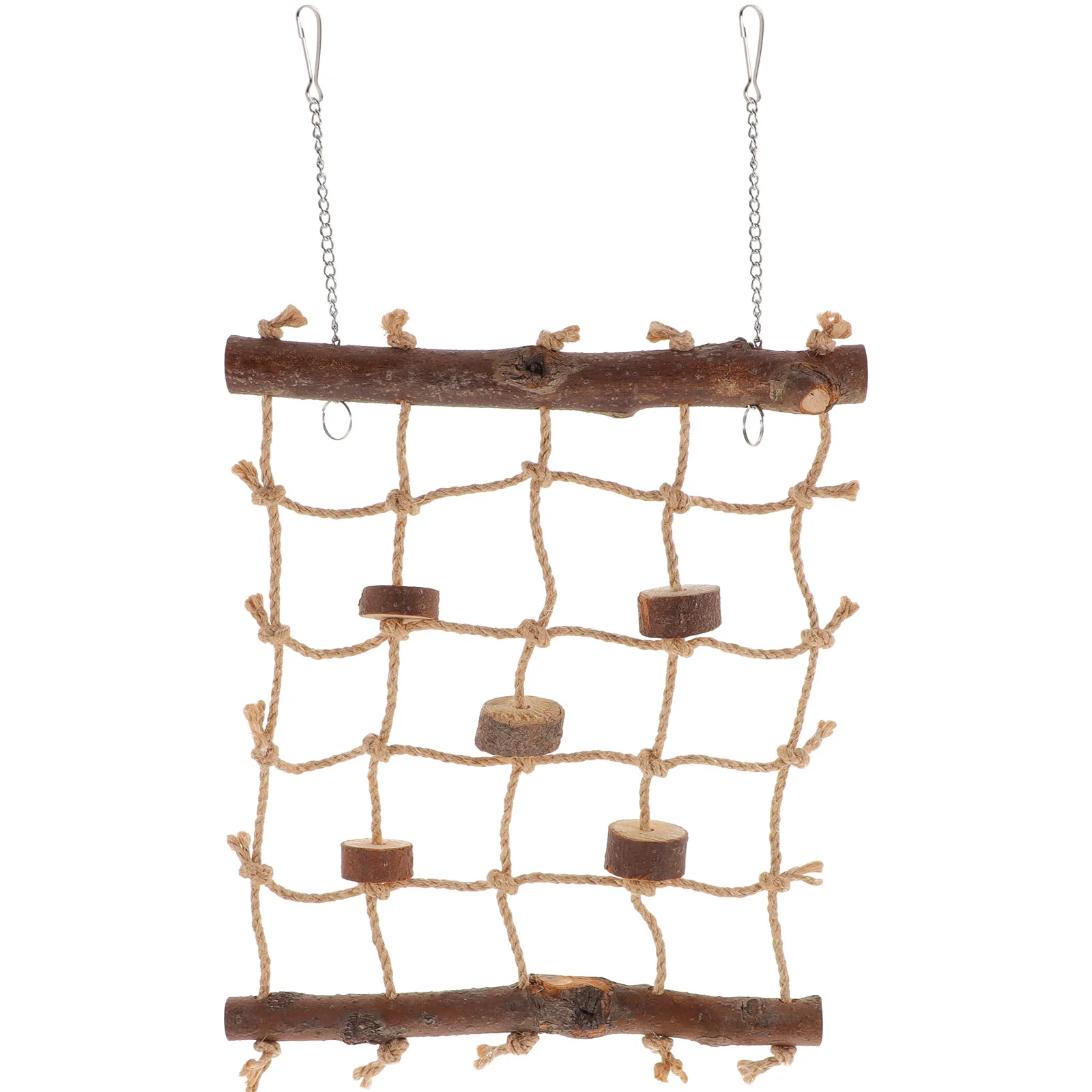

Parrot Climbing Net Hanging Bird Cage Bite-Resistant Cotton Rope Playground Exercise Chewing Safe Durable Bird For Parrots