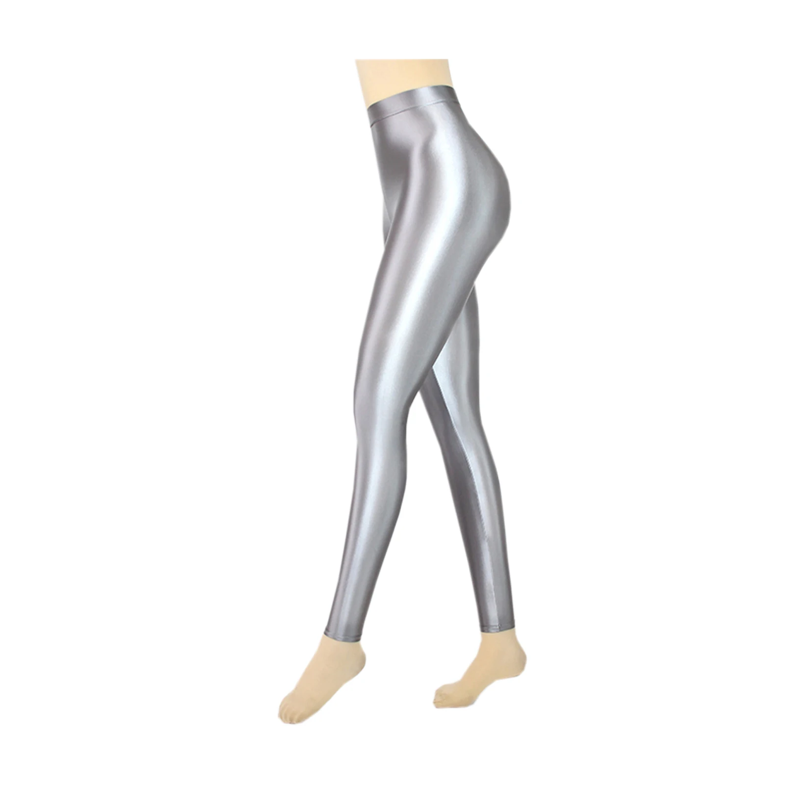 

High-waist fitness leggings, shiny Pilates pants, glowy yoga leggings, available in multiple colors