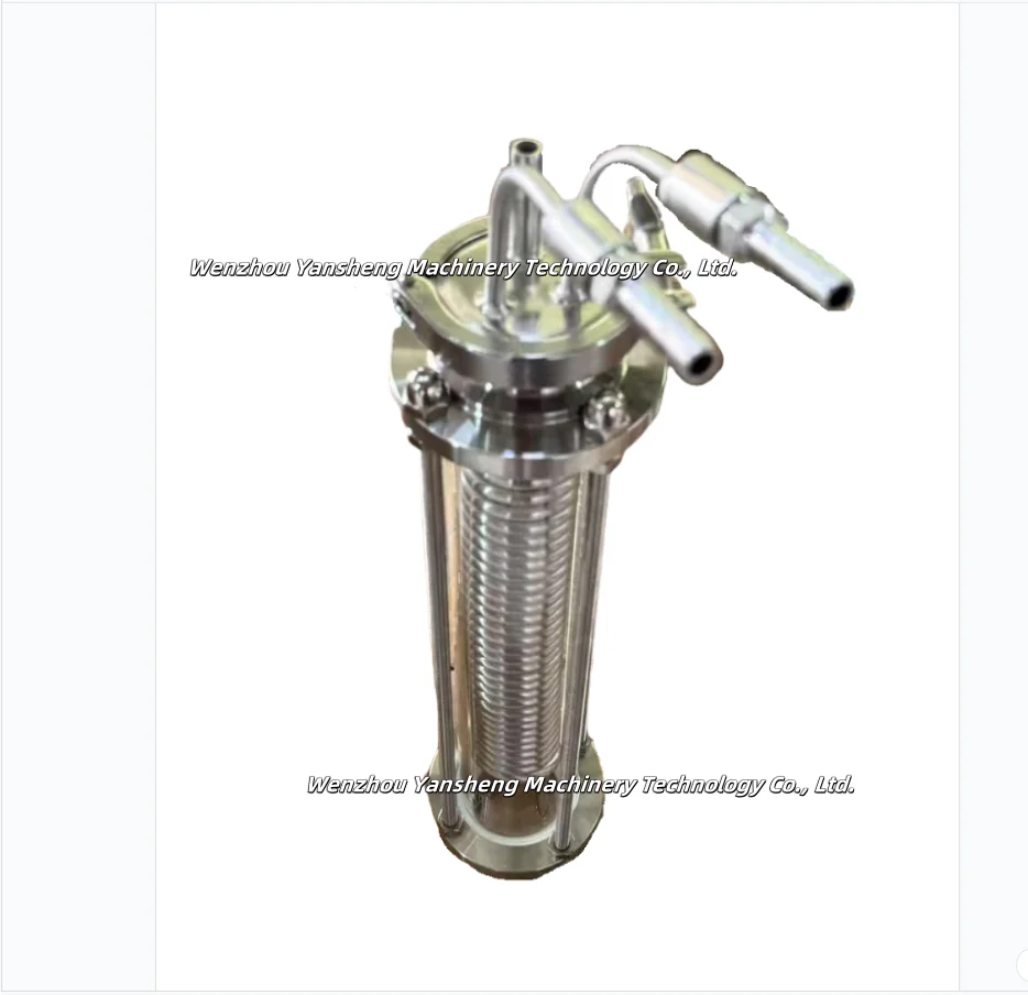 High quality stainless steel glass 2 inch cooling coil distillation tower view 3