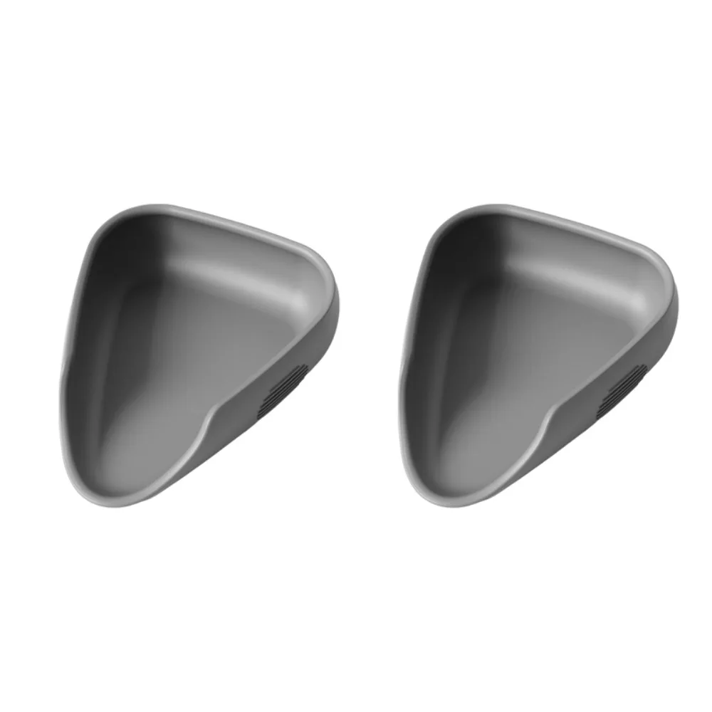 2PCS Silicone Coffee Bean Dosing Tray Crash-resistant Non-slip Coffee Bean Display Disc Flexible Coffee Bean Measuring Cup