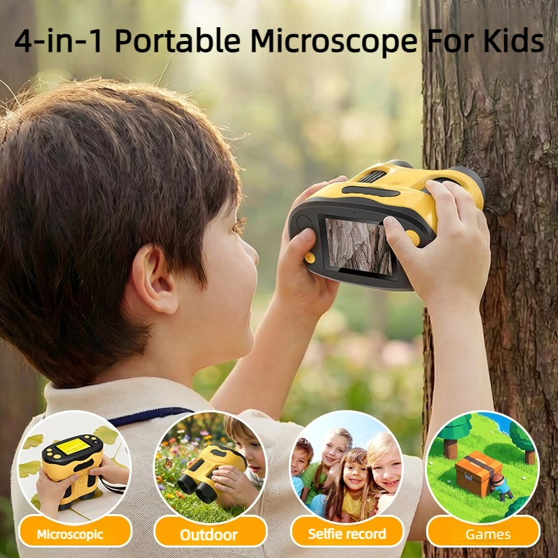 Cyfrowa kamera mikroskopowa 4K – Kids Toys Top View recenzja i cena