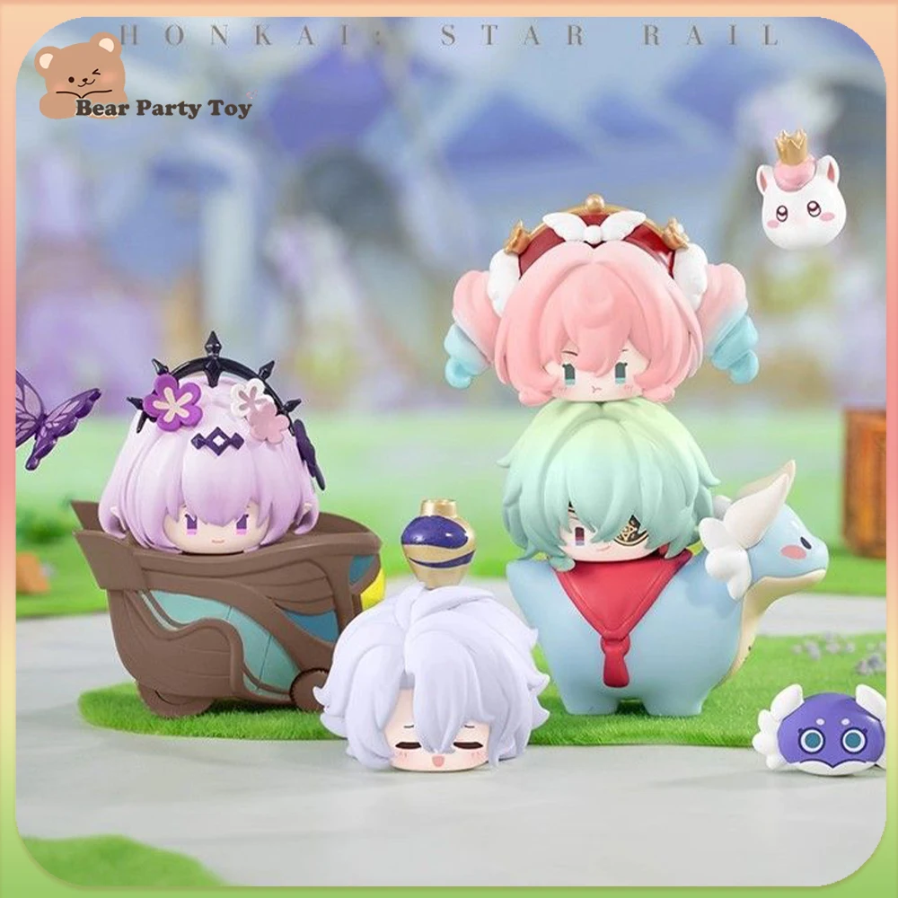 Original Honkai: Star Rail Amphoreus Sage Of Heroes Q-Topping 1,0 serie caja ciega Mini muñeca figura de Anime caja misteriosa regalos para niños