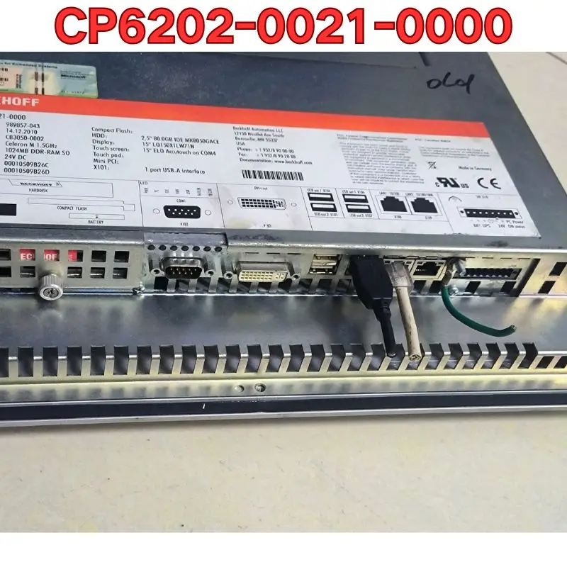 

Б/у интеллектуальный контроллер CP6202-0021-0000, проверка функций нормальная. Оригинальный, актуальный, последний выпуск. Цена на 2026 год.