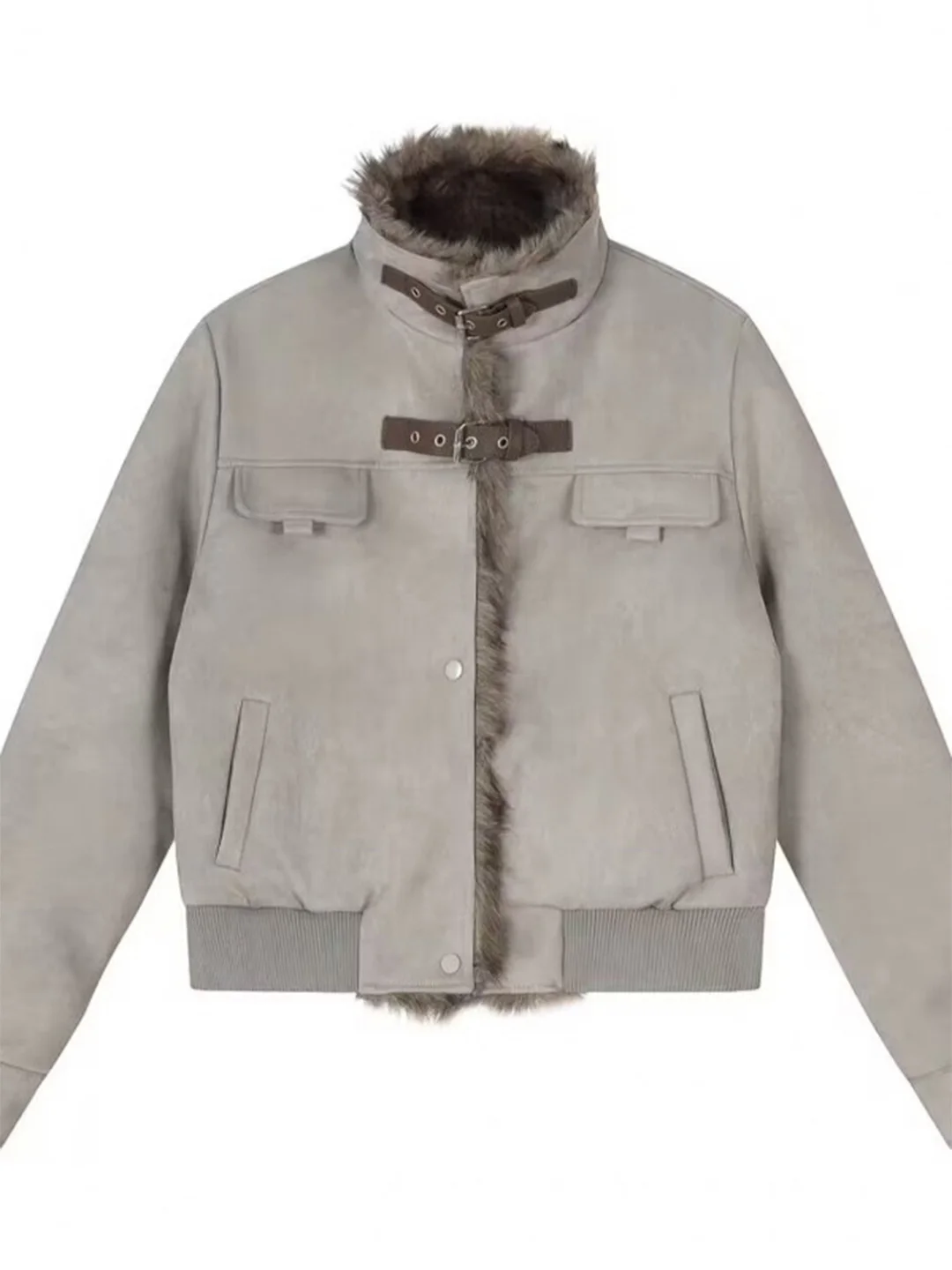 

Мужская теплая хлопковая куртка-бомбер с воротником-стойкой, на флисовой подкладке, в американском стиле Харрингтон, зимняя верхняя одежда