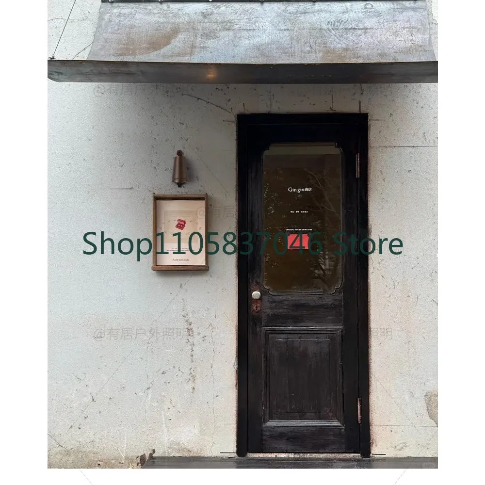 Industrial style outdoor waterproof wall lamp, door spotlight, retro vintage clothing store, shop entrance sign lighting fixture