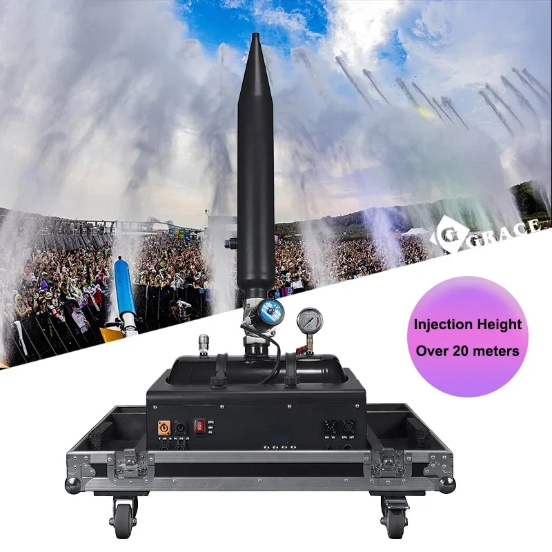 DMX512 Super Water Burst Machine for Big Occasions Electrical Water & Confetti Launcher Water Cannon