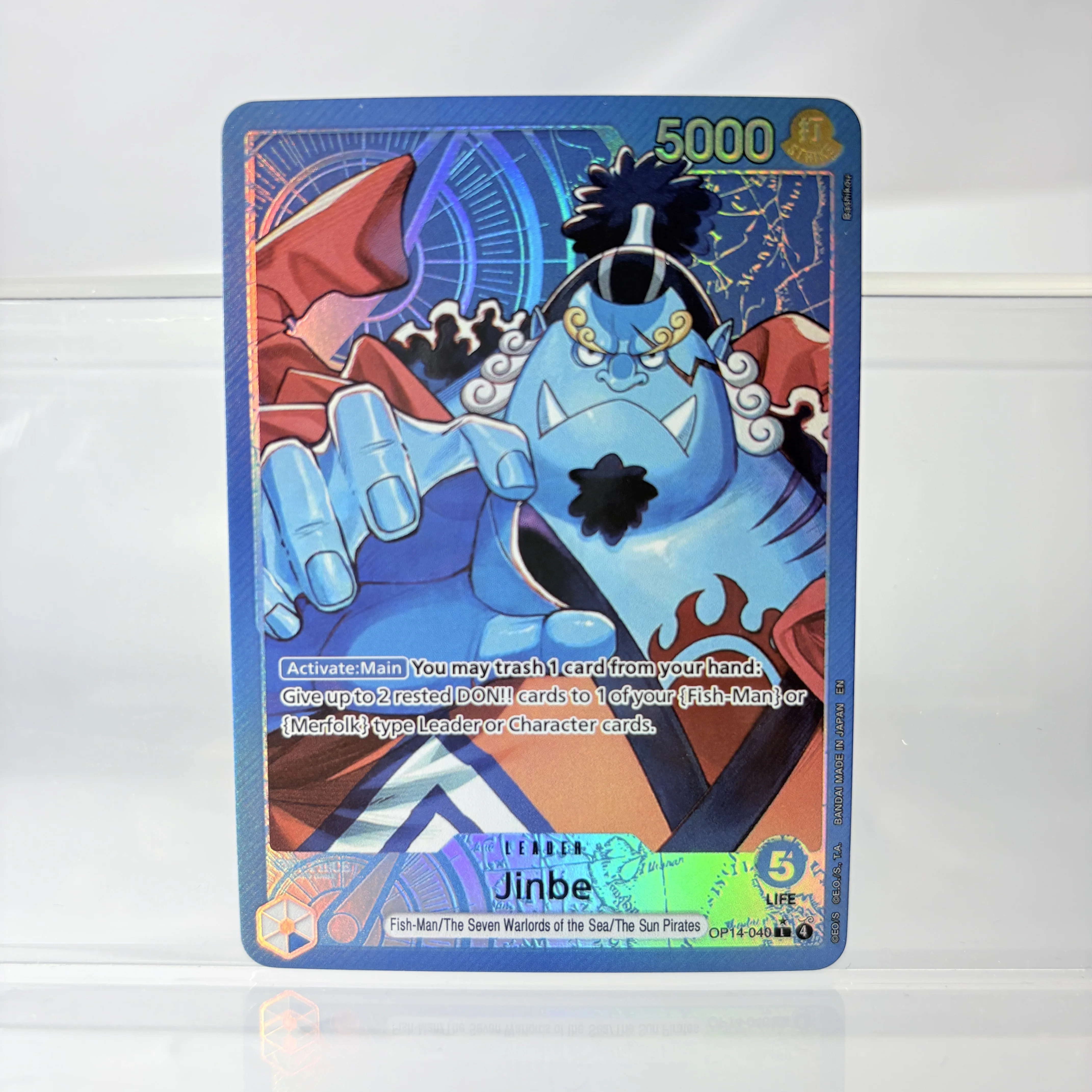 Proxy One Piece Card Dracule Mihawk/ Boa Hancock - The Azure Sea's Seven (OP14) English TCG Anime Game Collection Cards