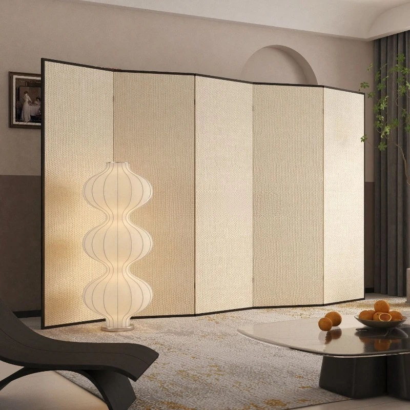 screen partition, living room entrance entrance, Nordic folding mobile office, folding screen