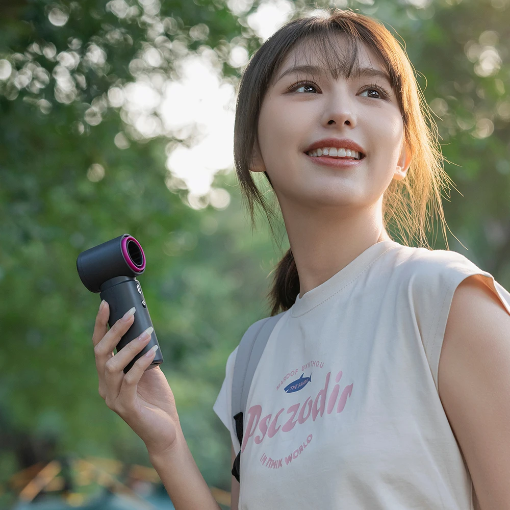 2025 Nueva actualización Potente ventilador de mano USB recargable, silencioso y portátil, perfecto para viajes en casa, oficina y exteriores