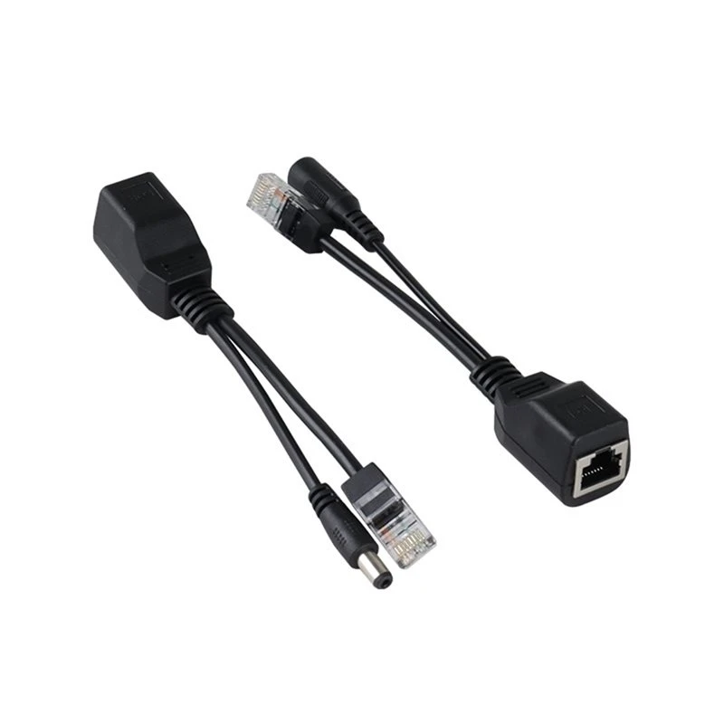 【a17z】injetor-rj45-12v-passivo-para-camera-ip-roteador-ap-adaptador-divisor-de-energia-sobre-rede-ethernet-poe