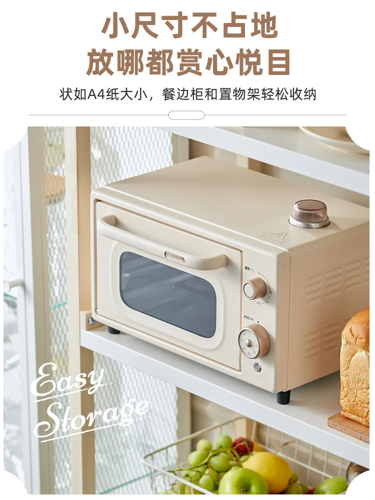 Household Automatic Multi-function Steaming and Baking Integrated Small Electric Oven Ovens Toaster Air Fryer Kitchen Tray Pizza