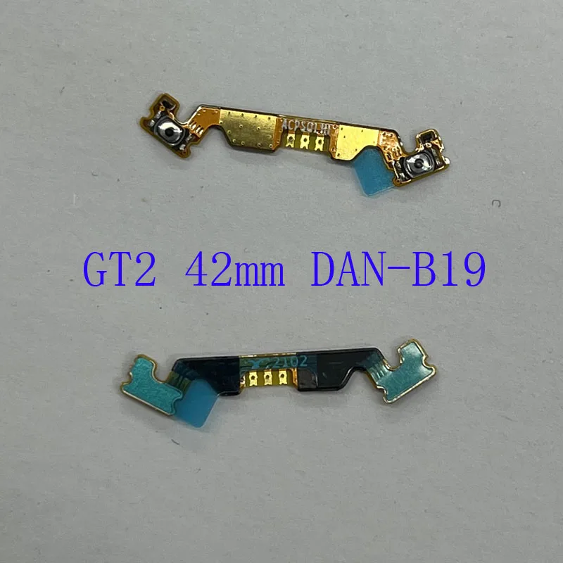 1Pcs Power ON OFF Switch Button Side Key Volume Up Down Flex Cable Ribbon For Huawei Watch GT 2 GT2 LTN-B19 DAN-B19 42mm 46mm