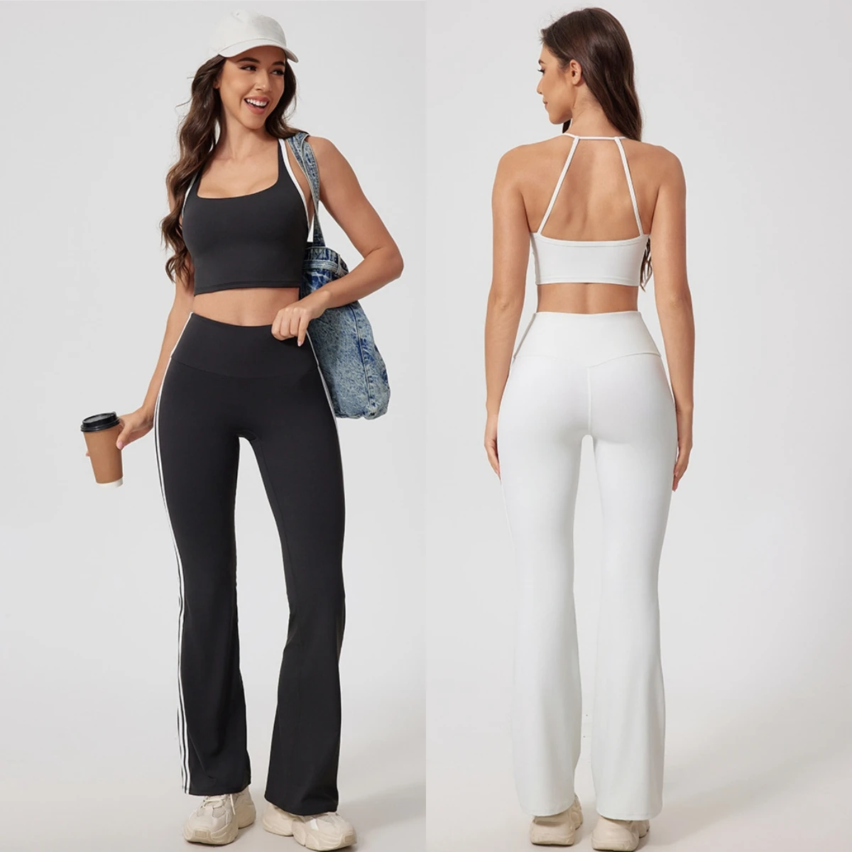

2PCS Yoga Suit Sports Set Women Quick-Drying Gym Set Women Tracksuit Running Workout Long Sleeve Sports Shirt Yoga Clothing 2025