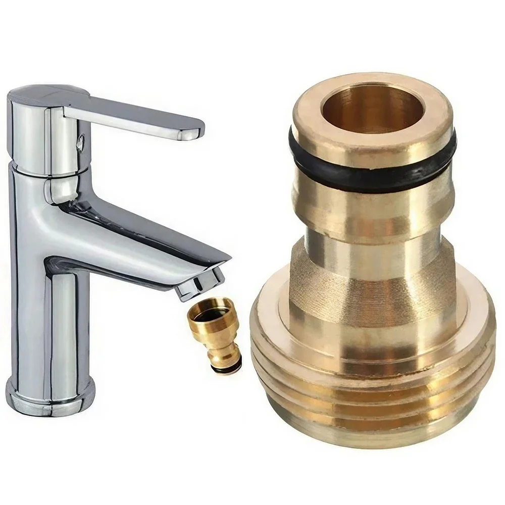 Conector de rosca de latão torneira Adaptador de mangueira de água da torneira Conector Rápido Universal Acessórios para tubos de água de jardim