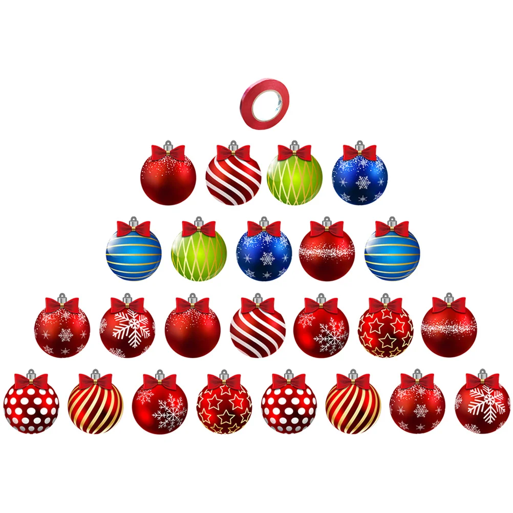 

Christmas Ball Pendants Xmas Tree Ornaments Hanging Decorations For Home Office Party Supplies Pet Ball Ornaments Set