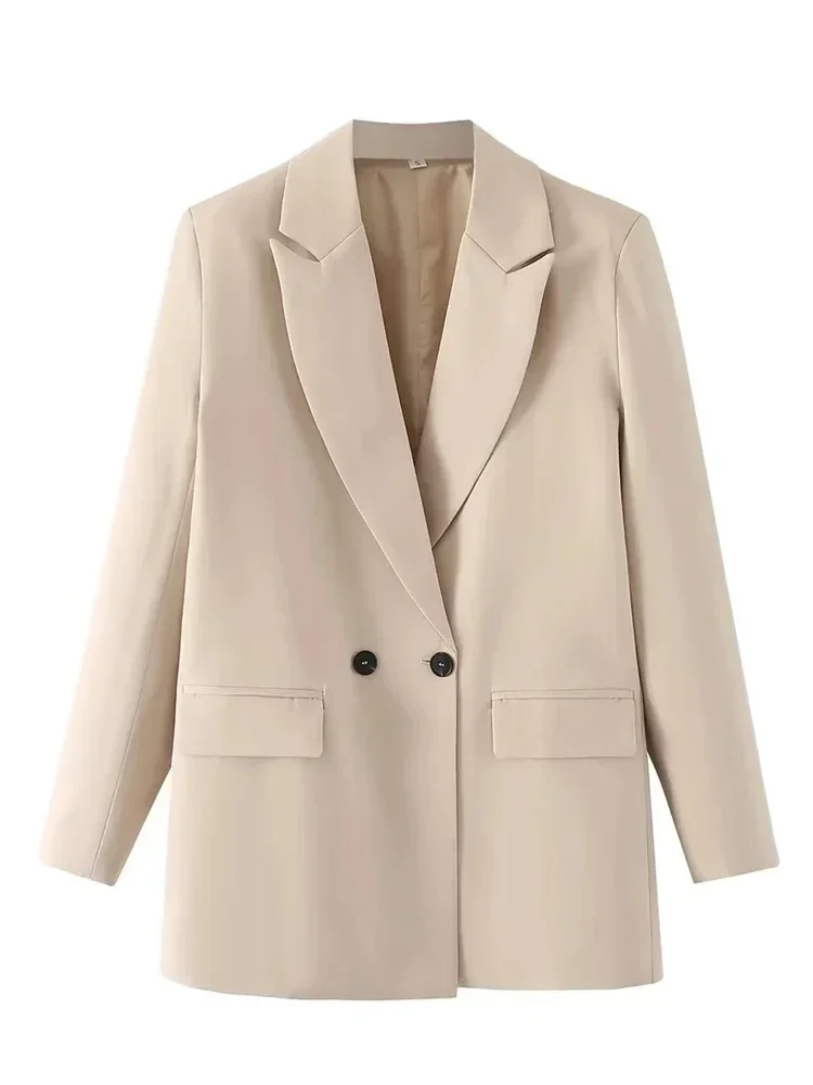 Blazer pour Femme Noir, Beige, Bleu, Vert, Gris, Manteau à la Mode, Tenue de Bureau, Veste Chester, 2024