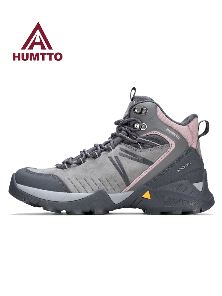 HUMTTO cowhide Hiking shoes Men waterproof hunting Boots Tactical Desert Combat Ankle trekking Boot women walking ankle Sneakers