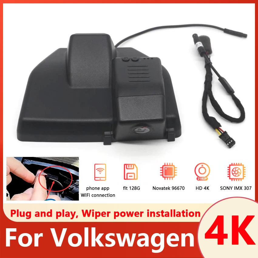 

Dash Cam 4K for Volkswagen VW ID.3 ID3 2024 2023 2022 2021 2020,Dashcam for Cupra Born,Car Accessories