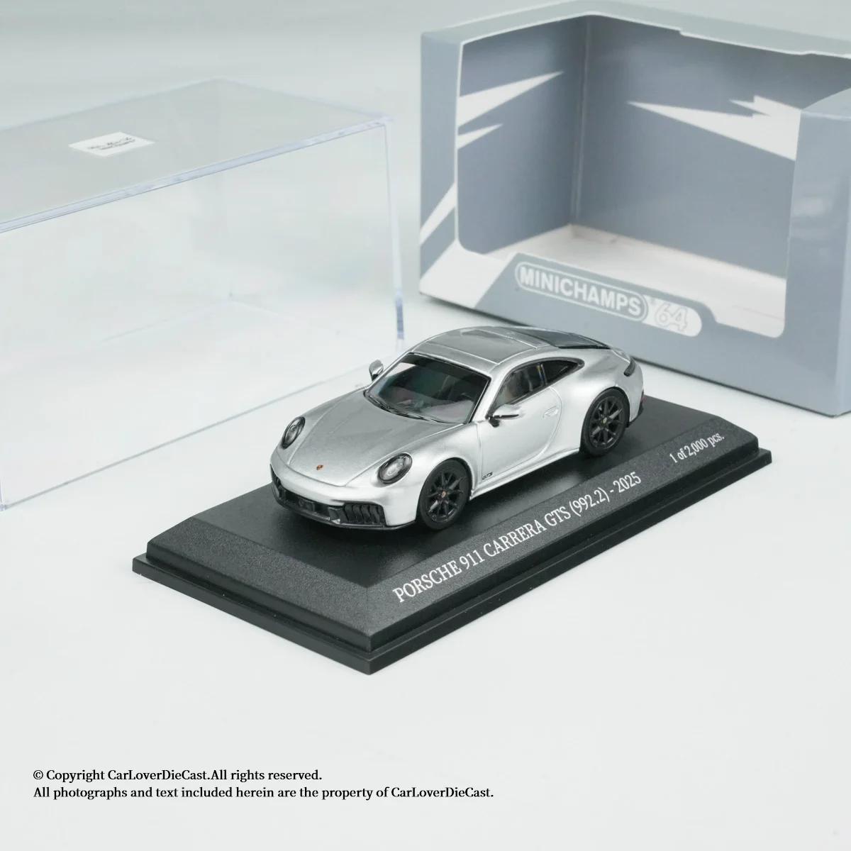 รถโมเดล Minichamps 1/64 ปอร์เช่ 911 (992.2) คาร์เรร่า หลายสี ของตกแต่งห้อง ของสะสม รถจำลอง ของขวัญสำหรับเด็กผู้ชาย