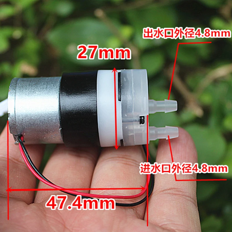 

DC 3V 3.7V Mini 310 Motor Water Diaphragm Pump Self priming Suction Drinking Water dispenser pump Aquarium