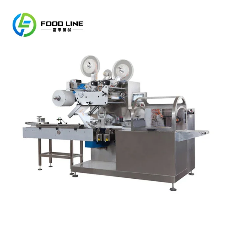 Customized High Speed Wet Tissue Production Line With Small Pocket Flow Packing Machine 5-30 Pieces Per Pack