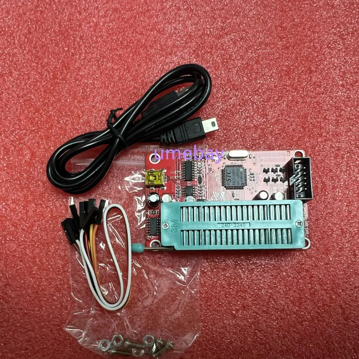 1 piece, STC89C52  programmer 51 microcontroller 24/93 storage chip burner AT89C52 downloader SP200S