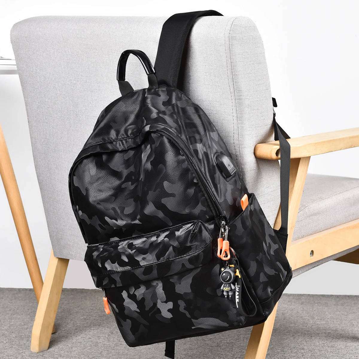 

New Cool Camouflage Designer High-capacity Shoulder Bags for Boys Men’s Male Motorcycle Tactical Business Sports Travel Backpack