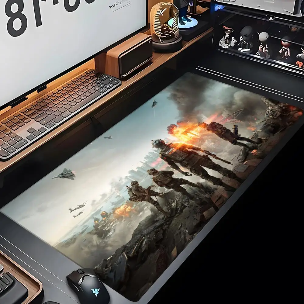

Shooting Game Battlefield Mouse Pad Gaming Mousepad Abstract Large 900x400x5mm MouseMat Gamer XXL Mause Carpet PC Desk