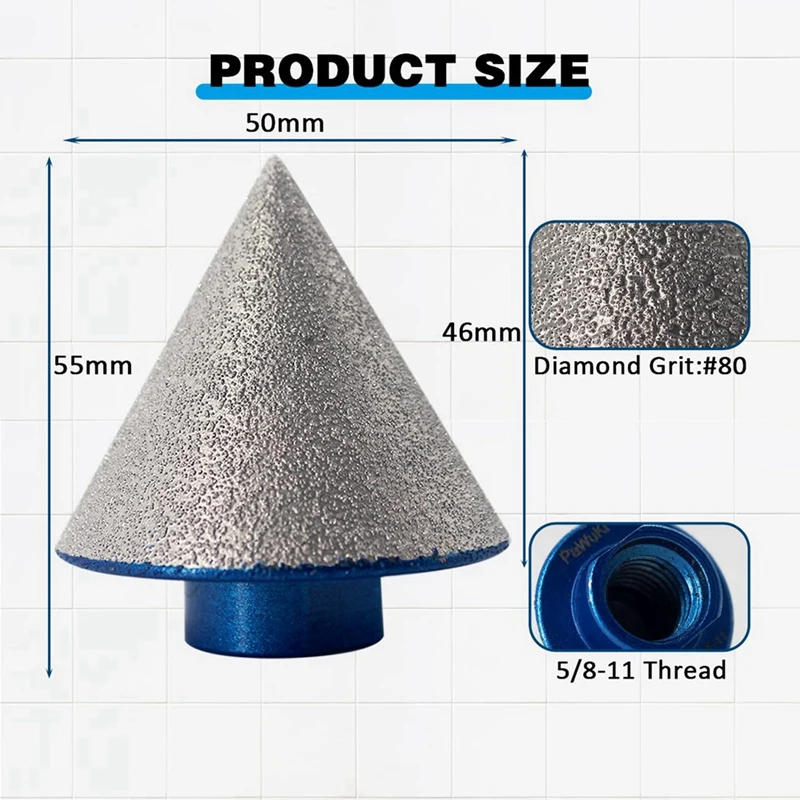 HOT! Diamond Bevel Drill Bits For Enlarging And Finishing Existing Holes In Tile, Marble, Glass And Ceramics