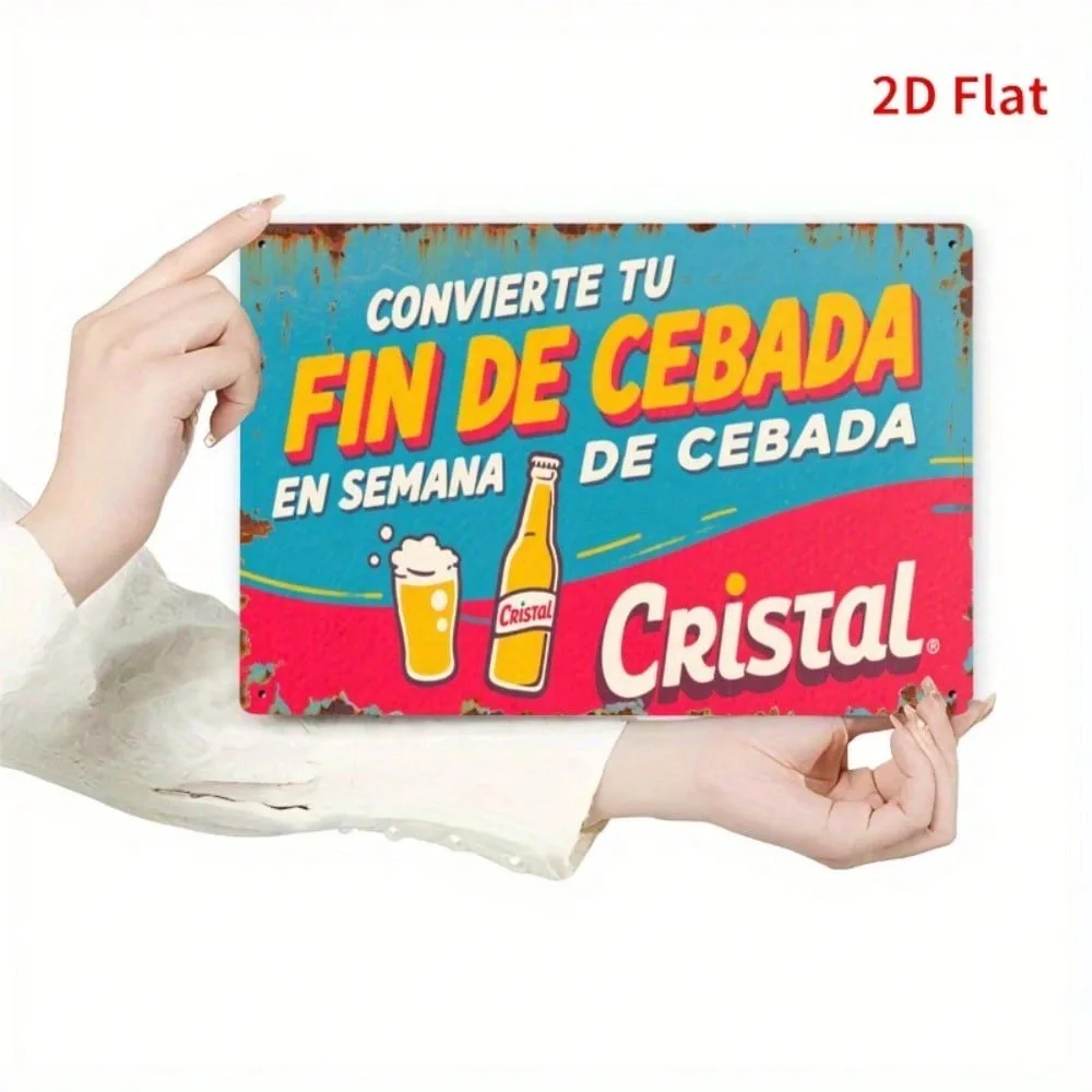 

Punk Vintage Metal Sign For Home Bar & Cafe Decor Wall Plaque Retro Tin Art 7.8x11.8 Inch