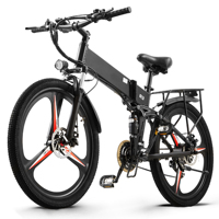 Electric Bike R3 Electric Mountain Bike 26 Inches Ebike Adult E Bicycle 48V/12.8Ah Battery Ubran Commuting For Men & Women
