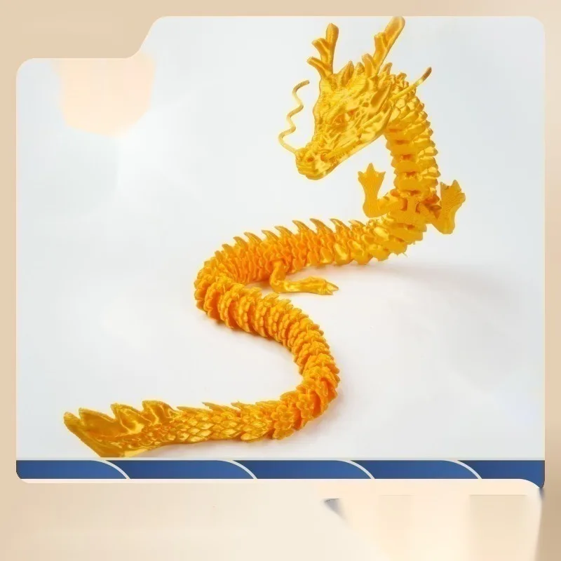 3D Printing Chinese Dragon Arts and Crafts Decoration Gift Network Red Creative Hand Car Decoration